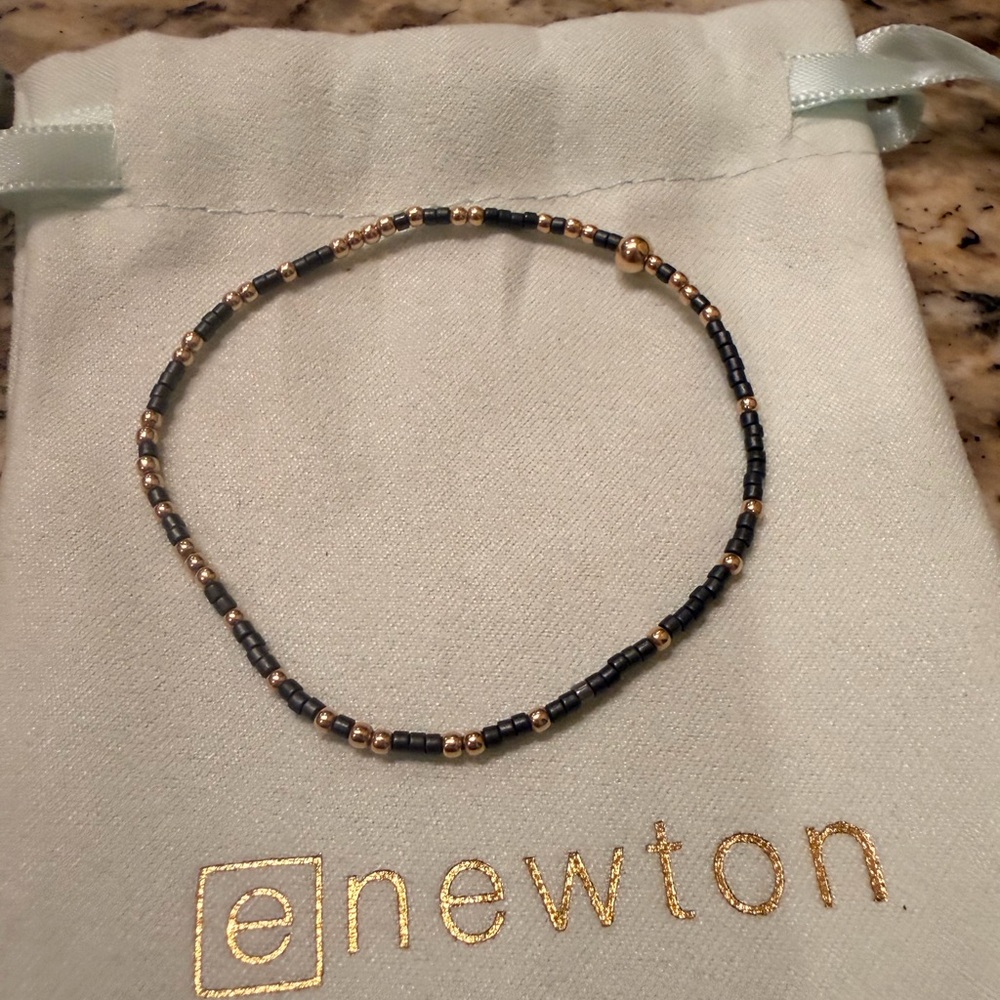 Enewton Hope Unwritten Bracelet in Charcoal Grey